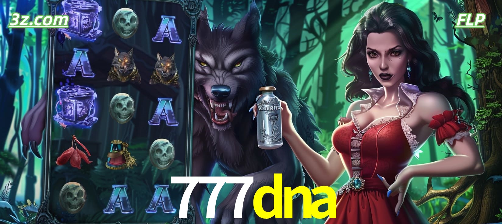 Slots online tema de lobisomem e vampira no 777dna cassino Brasil