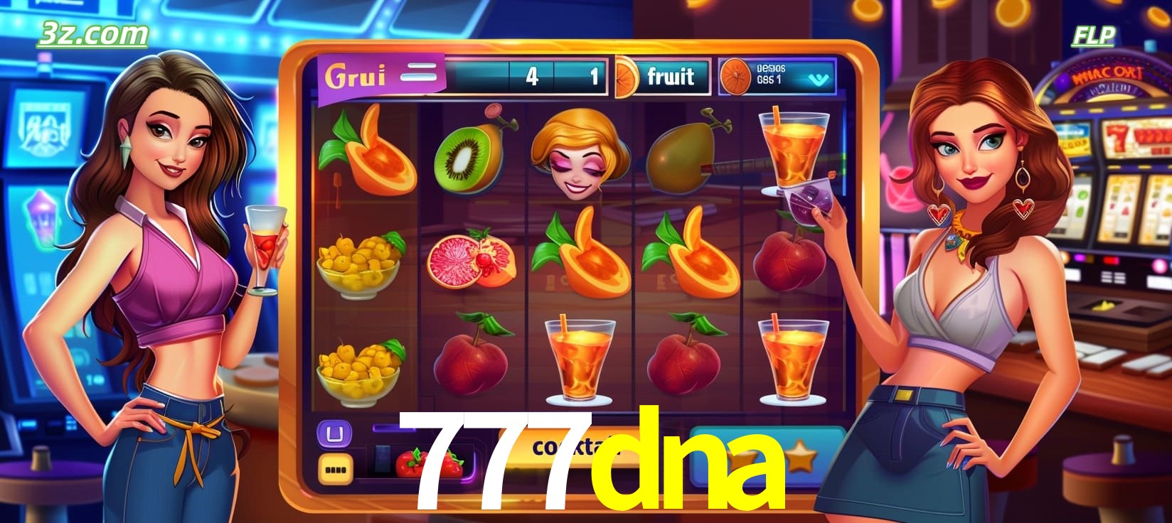 777dna cassino online com caça-níqueis de frutas e coquetéis coloridos