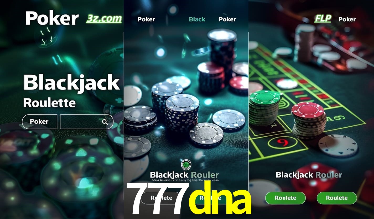 Cassino online 777dna com Poker, Blackjack e Roleta ao vivo para jogadores do Brasil