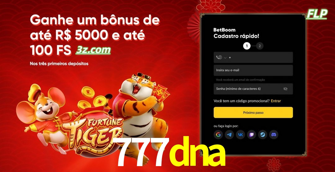 777dna cassino Brasil bônus de boas-vindas até R$5000 e 100 free spins