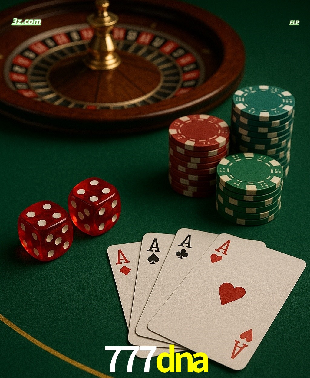 Cassino online 777dna com jogos de mesa: roleta, dados, pôquer e fichas
